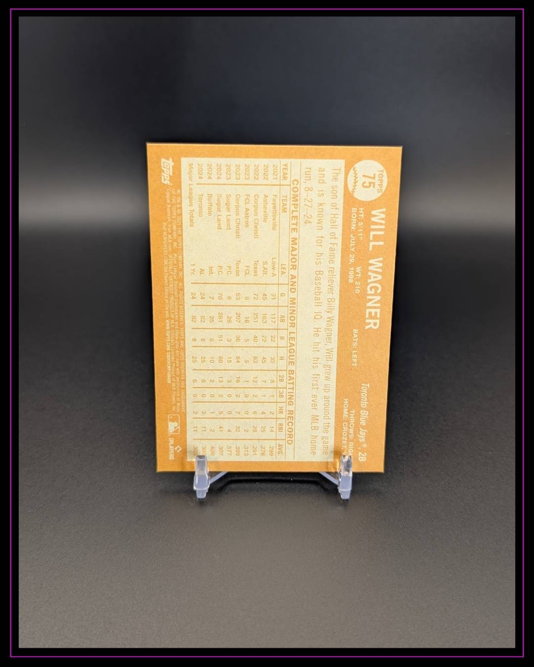 2025 Topps Archives #75 Will Wagner RC