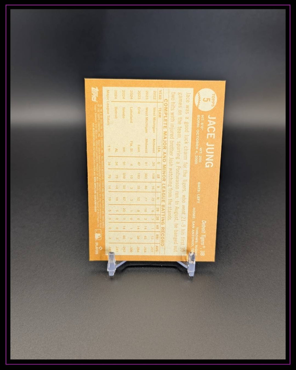 2025 Topps Archives #5 Jace Jung