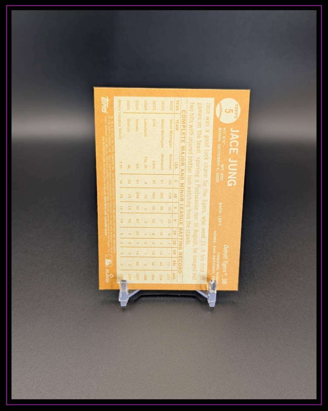 2025 Topps Archives #5 Jace Jung