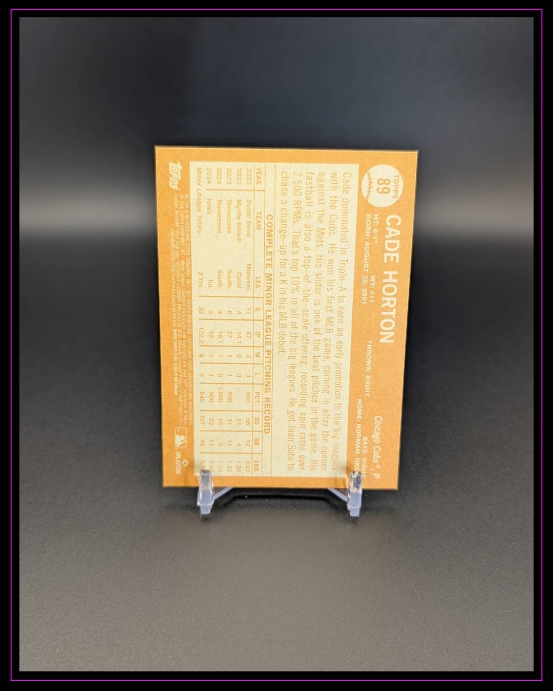 2025 Topps Archives #89 Cade Horton