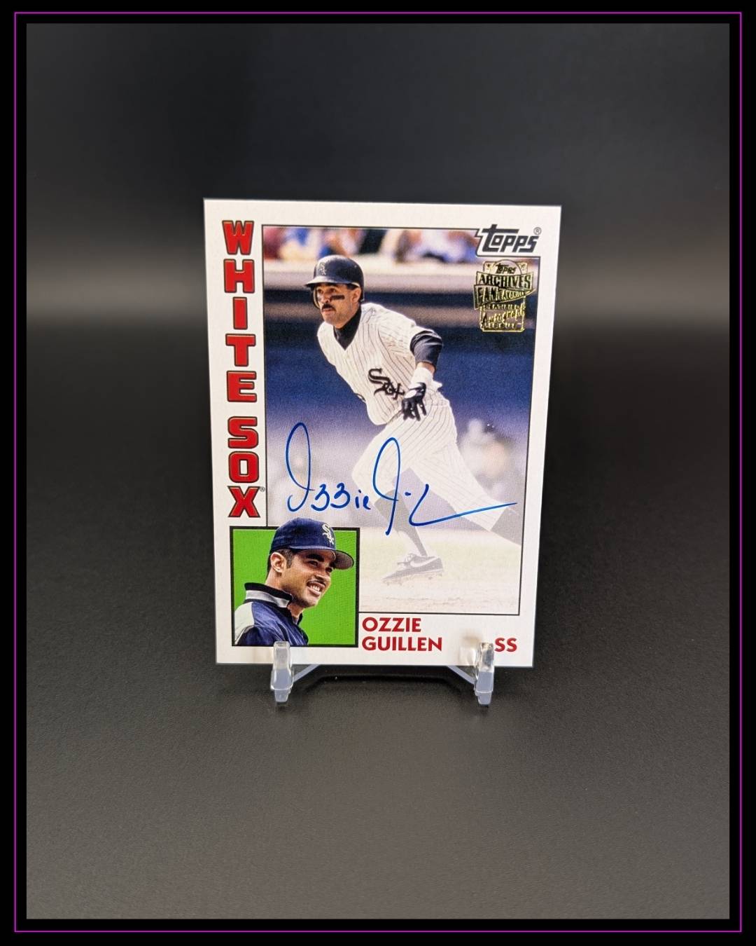 2025 Topps Archives #84FFA-OG Ozzie Guillen 1984 Topps Fan Favorites Auto