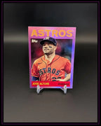 2025 Topps Archives #44 Jose Altuve Pink Foilboard