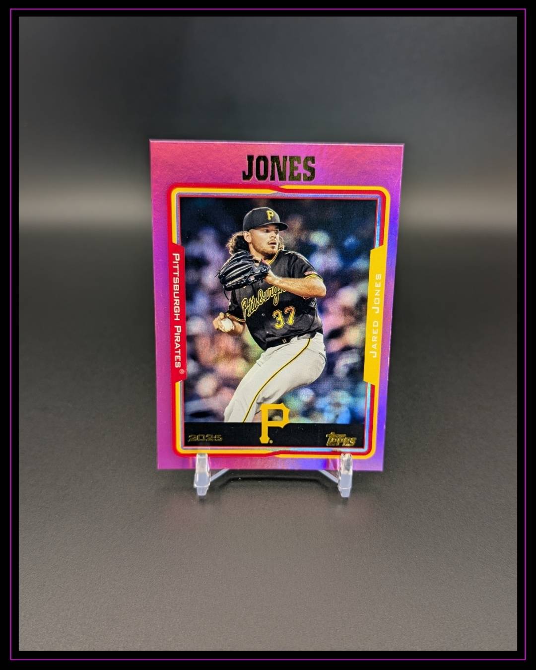 2025 Topps Archives #248 Jared Jones Pink Foilboard