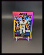 2025 Topps Archives #268 Jackson Chourio Pink Foilboard