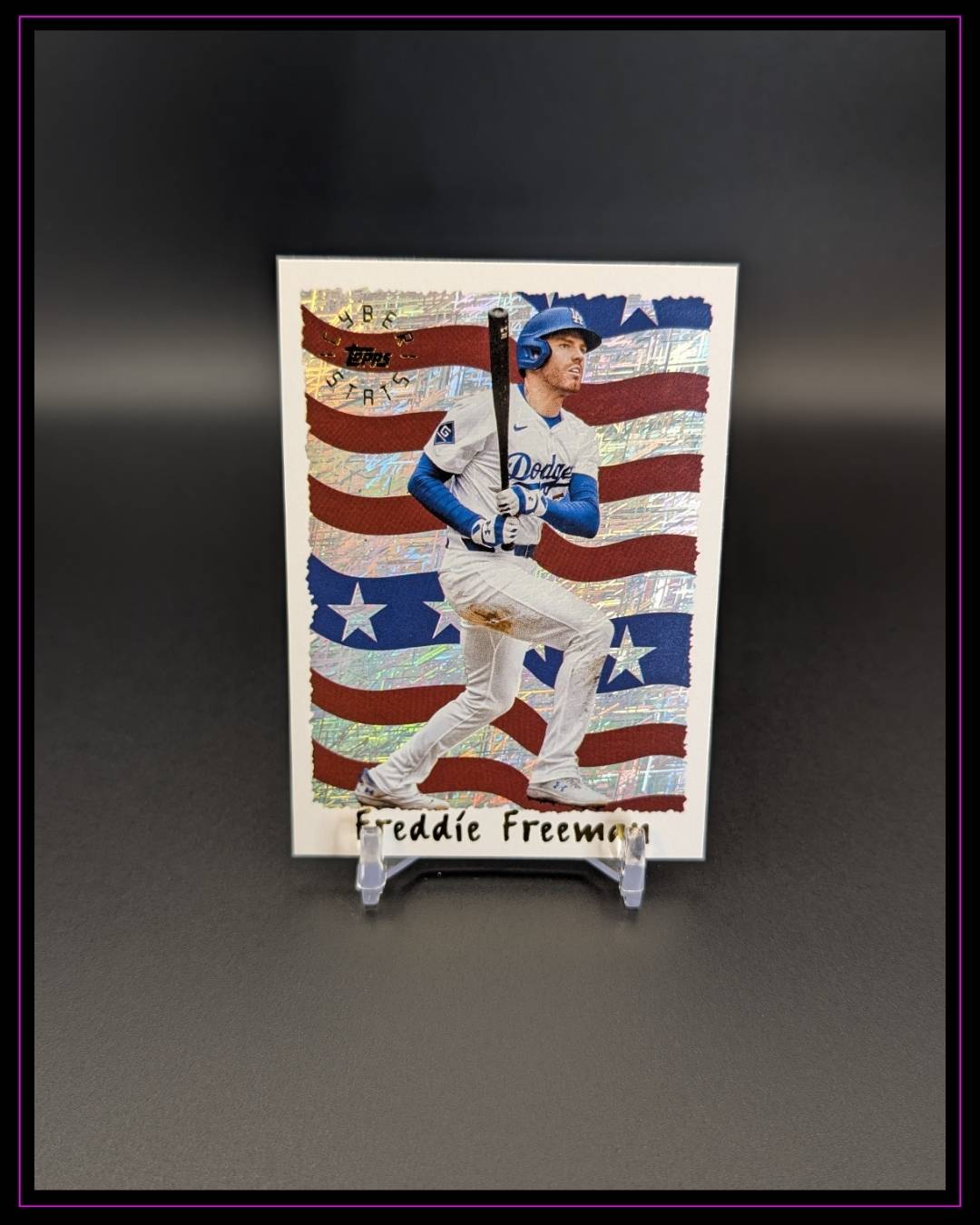 2025 Topps Archives #95C-8 Freddie Freeman 1995 Topps Cyberstats