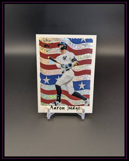 2025 Topps Archives #95C-1 Aaron Judge 1995 Topps Cyberstats
