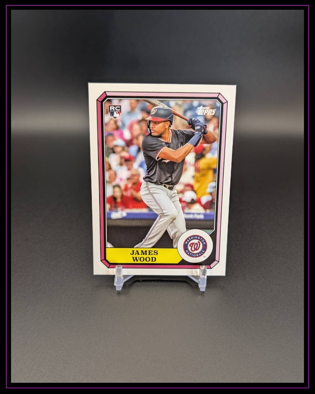 2025 Topps Archives #87BB-3 James Wood 1987 Topps Boardwalk and Baseball RC