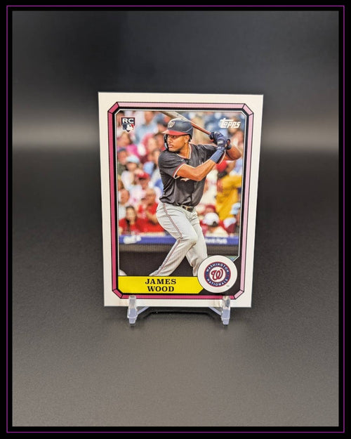 2025 Topps Archives #87BB-3 James Wood 1987 Topps Boardwalk and Baseball RC