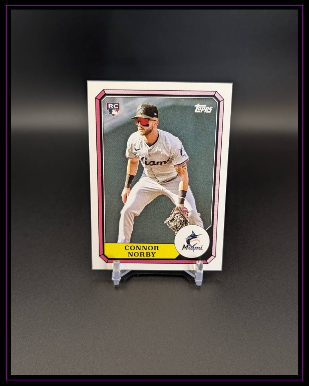 2025 Topps Archives #87BB-9 Connor Norby 1987 Topps Boardwalk and Baseball RC