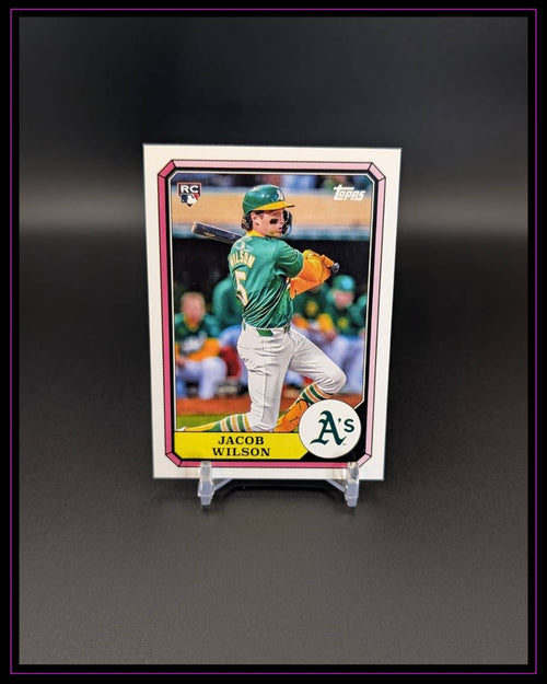 2025 Topps Archives #87BB-7 Jacob Wilson 1987 Topps Boardwalk & Baseball RC