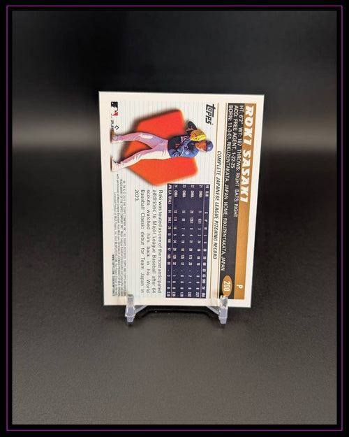 2025 Topps Archives #200 Roki Sasaki RC