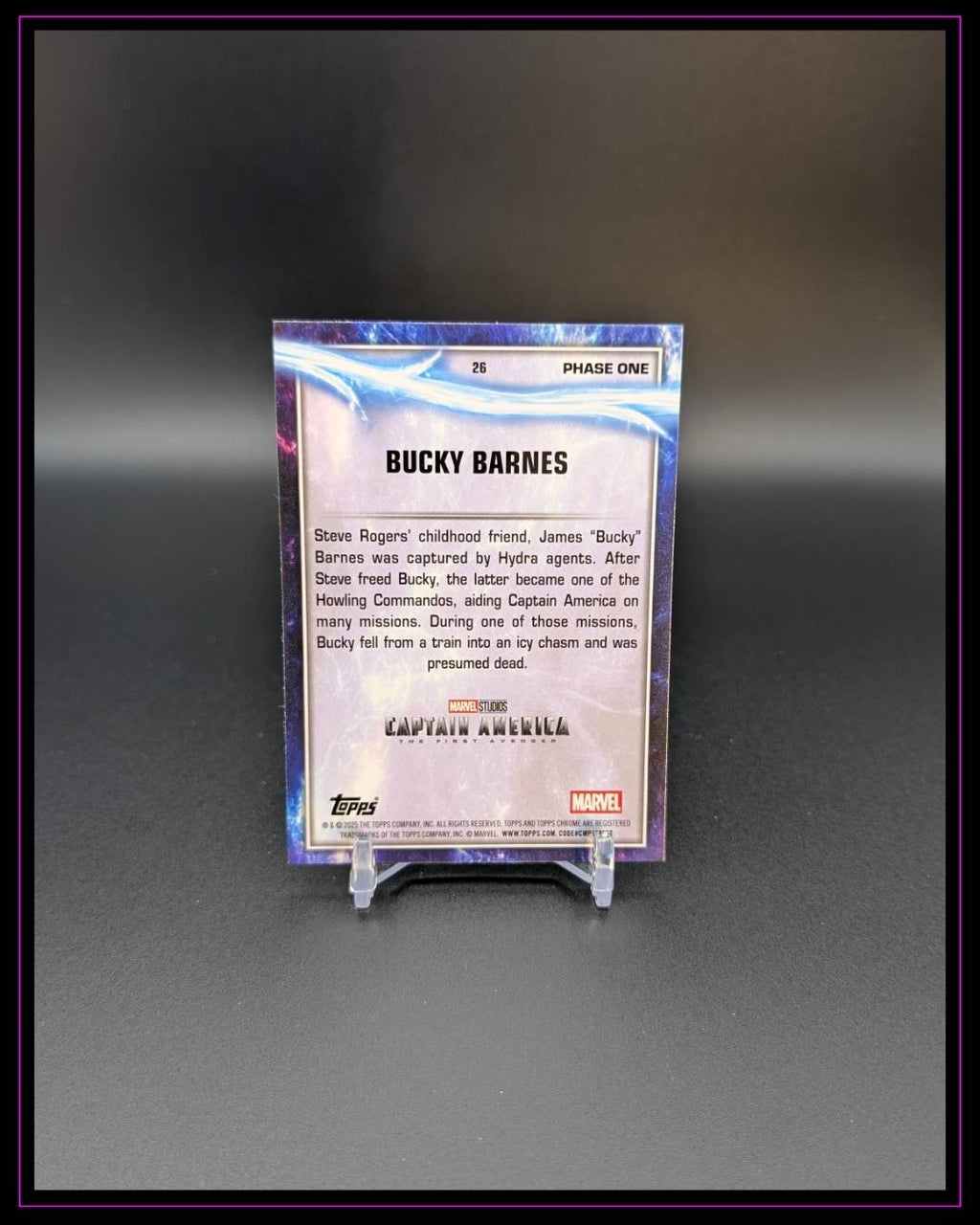 2025 Topps Marvel Chrome #26 Bucky Barnes