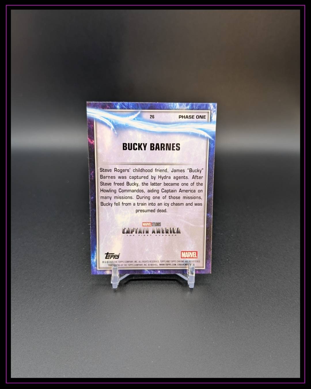 2025 Topps Marvel Chrome #26 Bucky Barnes