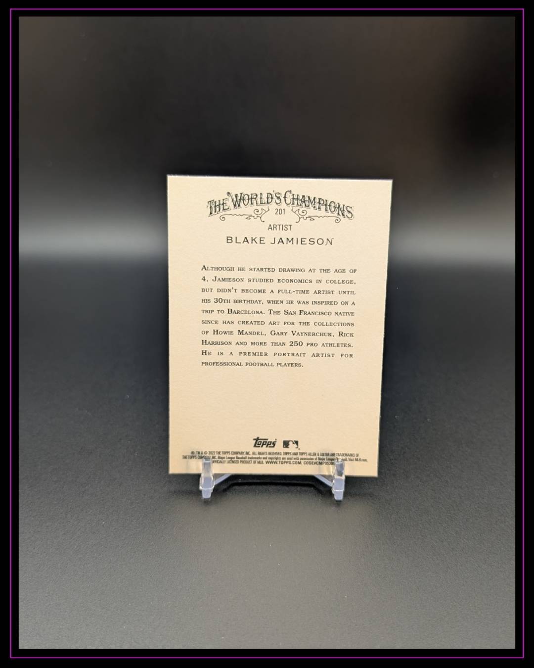 2022 Topps Allen & Ginter #201 Blake Jamieson