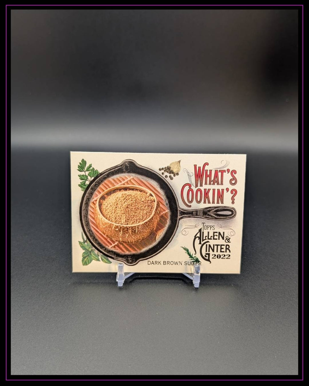 2022 Topps Allen & Ginter #WC-5 Dark Brown Sugar What's Cookin'?