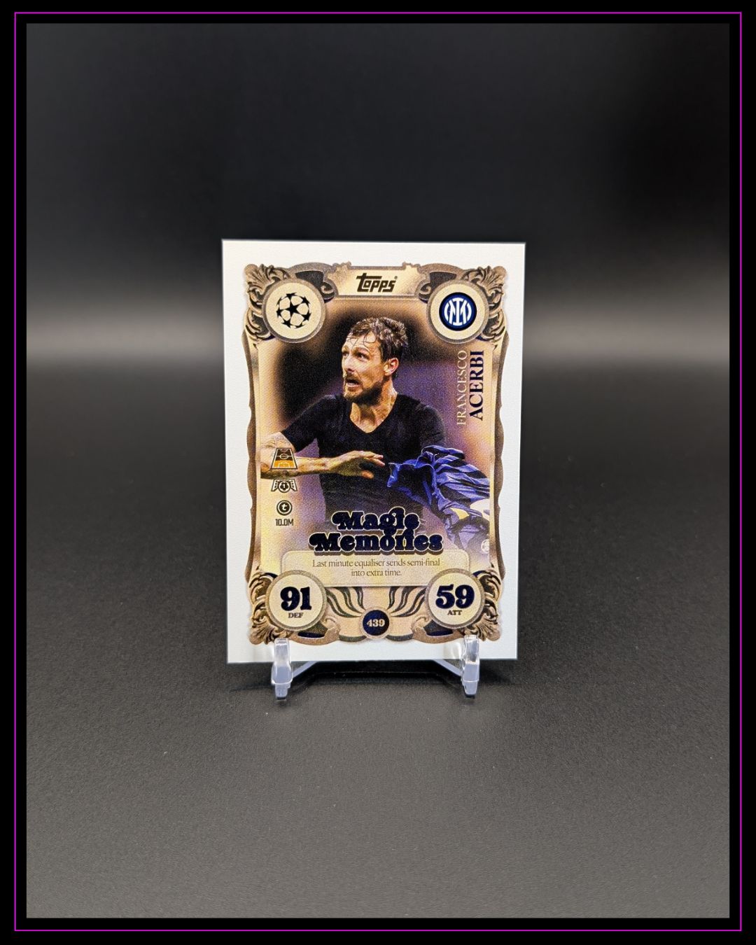 2025-26 Topps Match Attax UEFA Club Competitions #439 Francesco Acerbi