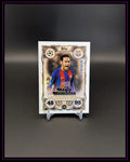 Exklusive Neymar Trading Card von Topps, Barcelona, Fußball-Sammelkarte auf schwarzem Hintergrund