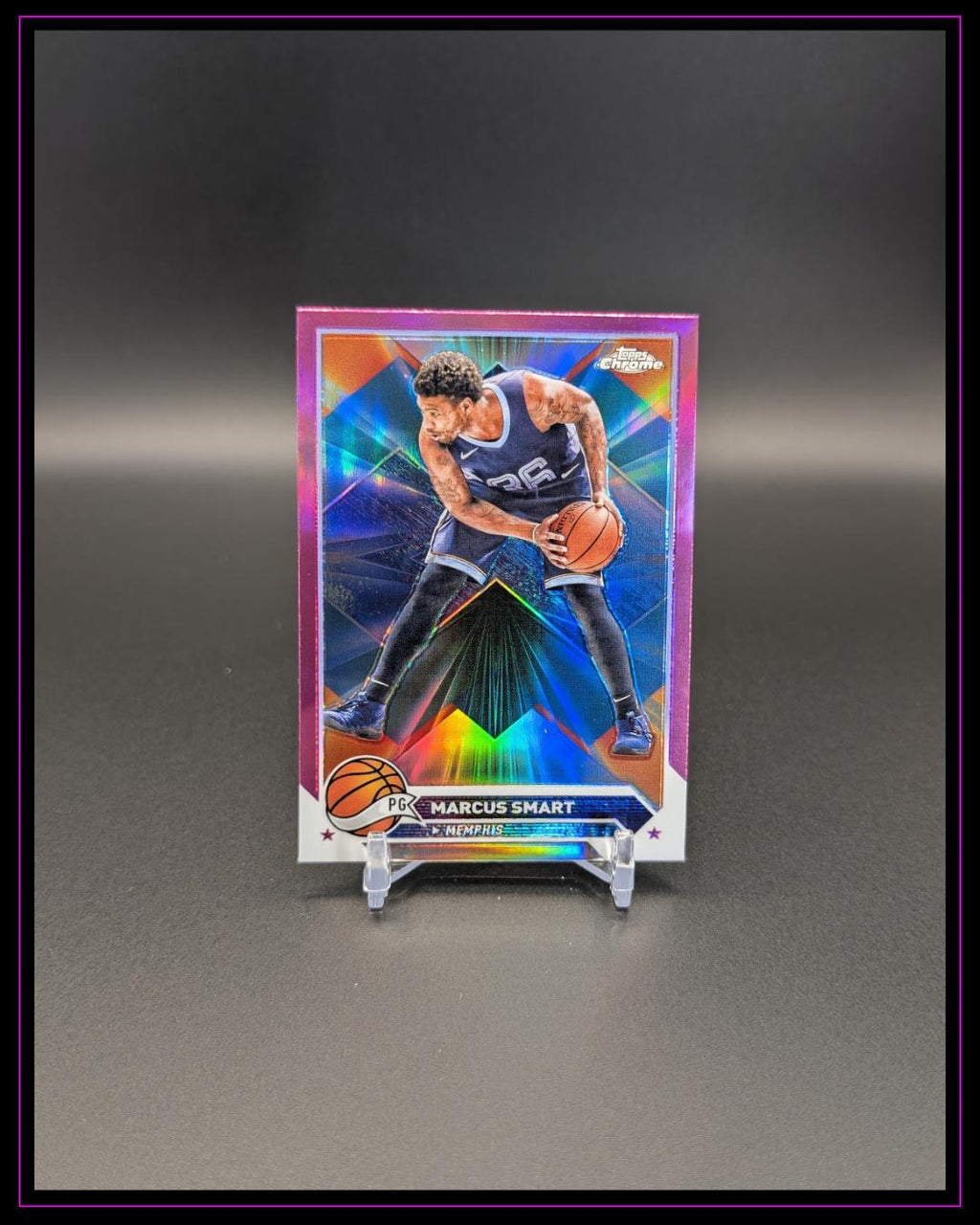 2023-24 Topps Chrome #119 Marcus Smart Pink Refractors