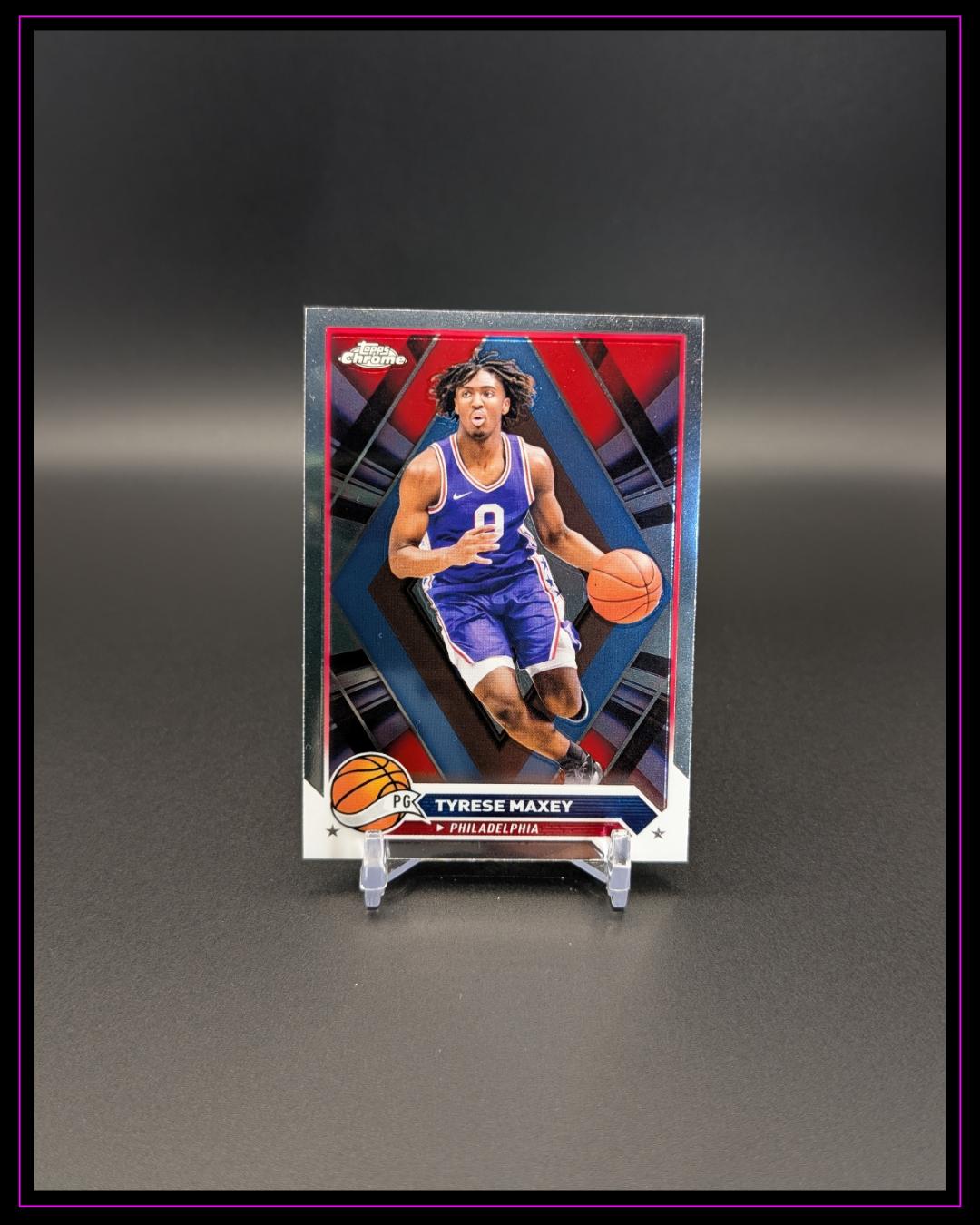 2023-24 Topps Chrome #33 Tyrese Maxey