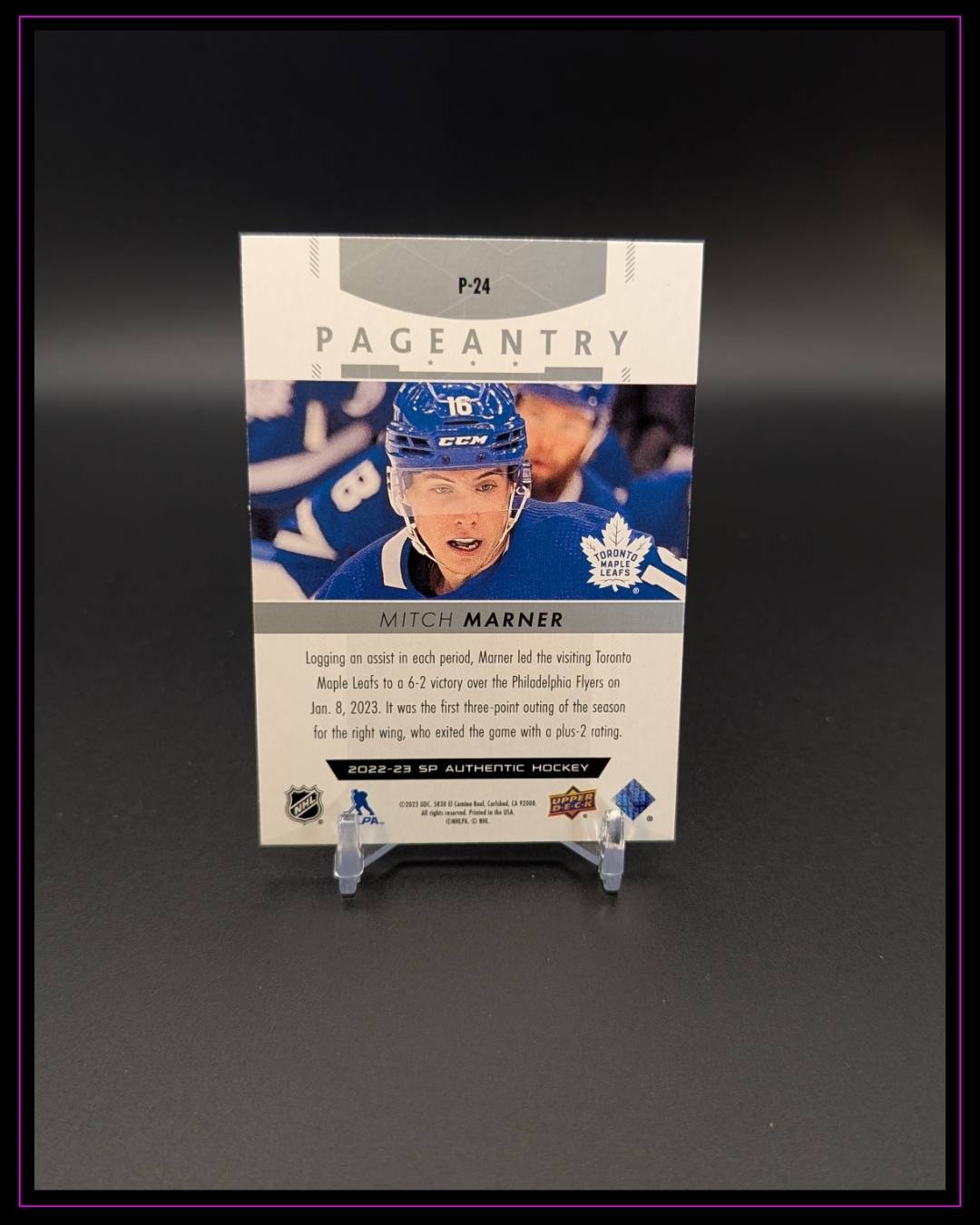 2022-23 SP Authentic #P-24 Mitch Marner Pageantry