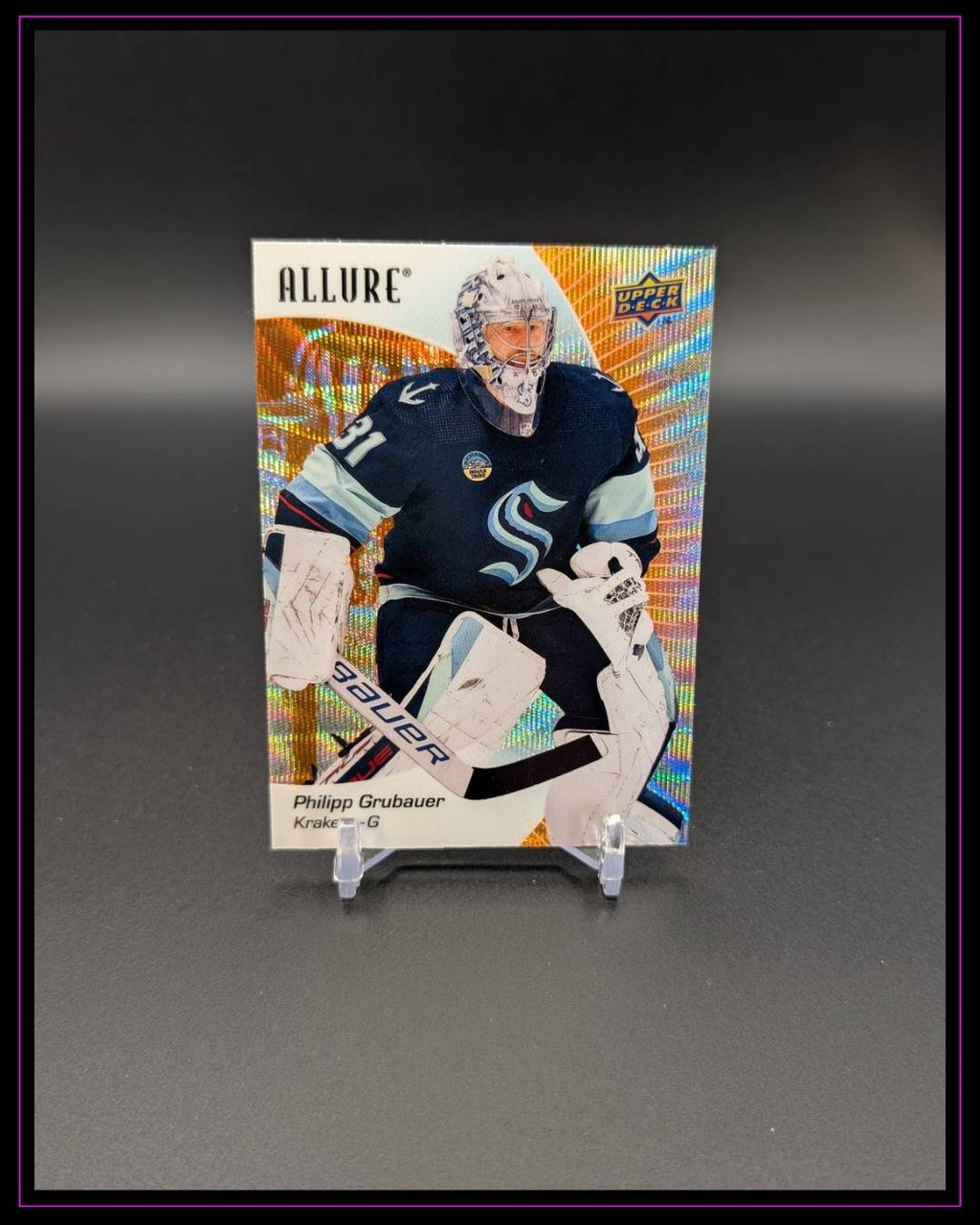 2023-24 Upper Deck Allure #98 Philipp Grubauer Orange Slice