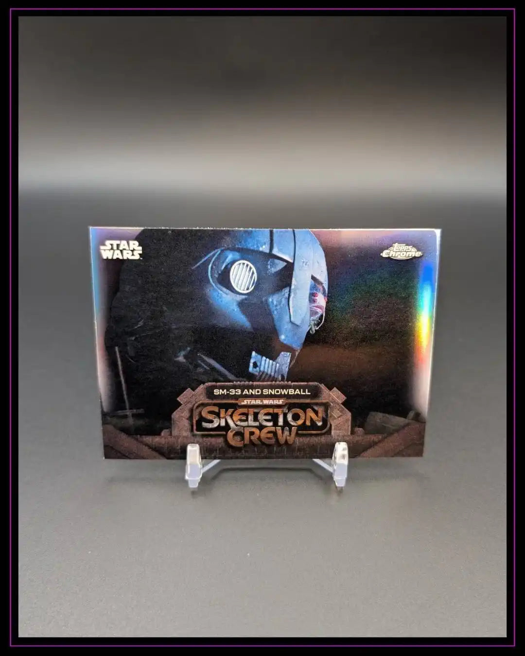 2025 Topps Chrome Star Wars #SC-7 SM-33 and Snowball Skeleton Crew