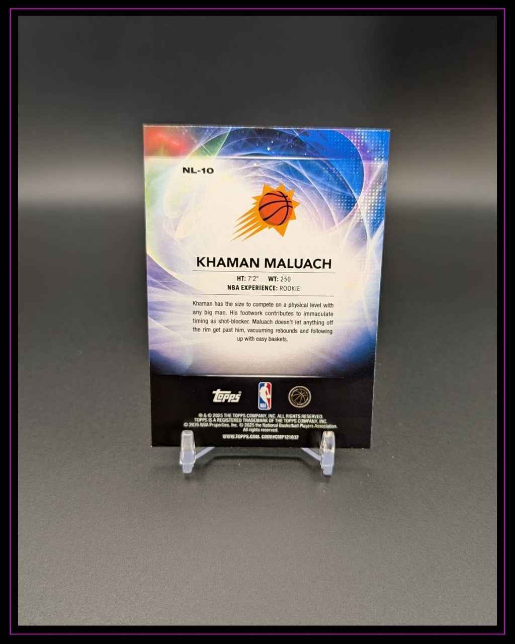 2025-26 Topps #NL-10 Khaman Maluach No Limit
