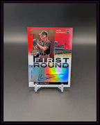 Baseball Trading Card 2024 mit Spielerbild, Autogramm und Holo-Effekt, First Round San Diego