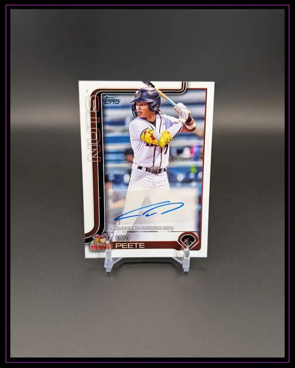 2025 Topps Pro Debut #PD-2 Tai Peete Base Autographs