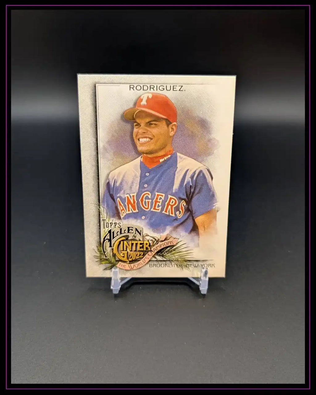 2022 Topps Allen & Ginter #19 Ivan Rodriguez Silver Portrait