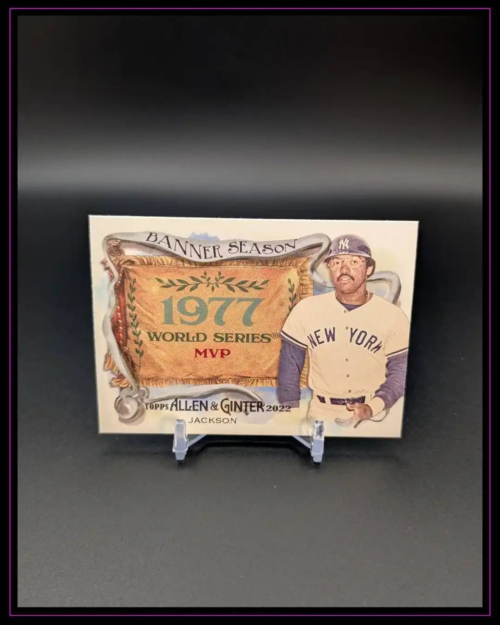 2022 Topps Allen & Ginter #BS-43 Reggie Jackson Banner Seasons