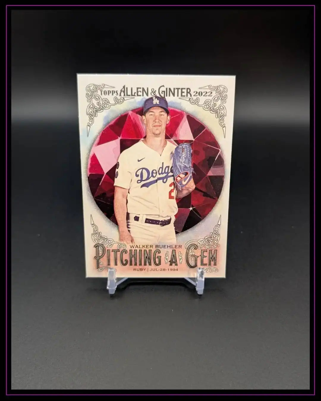 2022 Topps Allen & Ginter #PAG-11 Walker Buehler Pitching a Gem