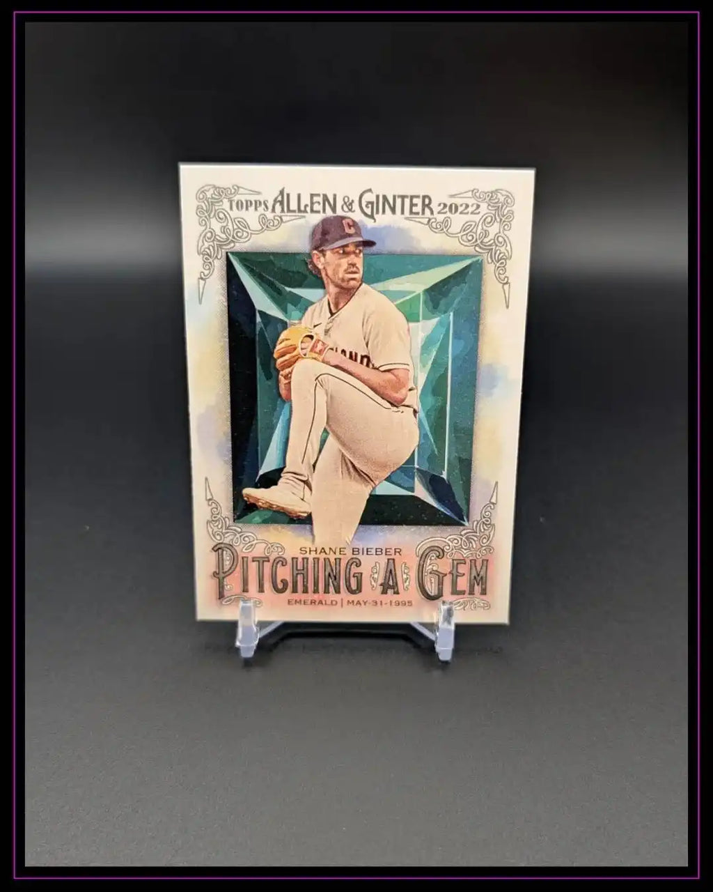 2022 Topps Allen & Ginter #PAG-15 Shane Bieber Pitching a Gem