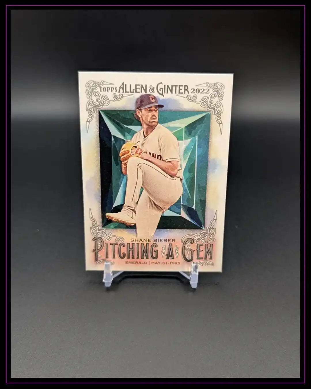 2022 Topps Allen & Ginter #PAG-15 Shane Bieber Pitching a Gem