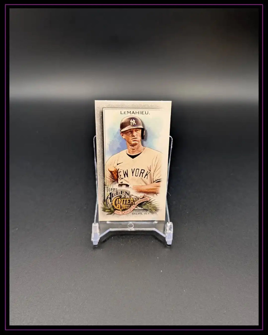2022 Topps Allen & Ginter #164 DJ LeMahieu Mini Gold Border