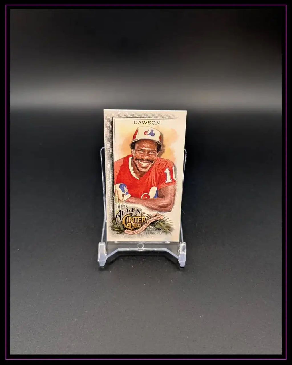 2022 Topps Allen & Ginter #116 Andre Dawson Mini Black Border