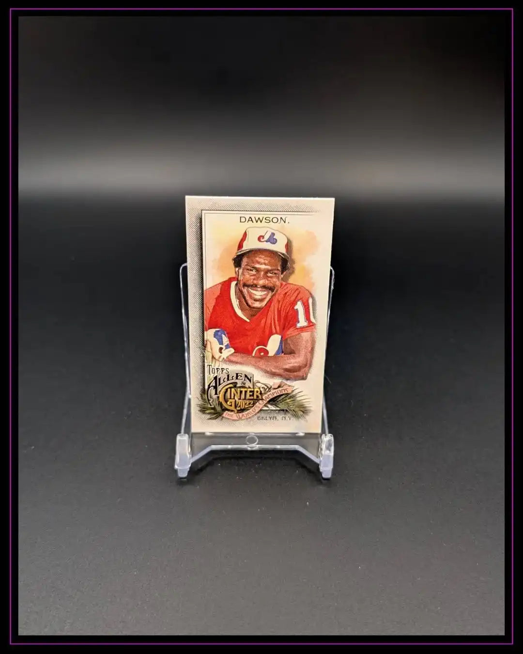 2022 Topps Allen & Ginter #116 Andre Dawson Mini Black Border