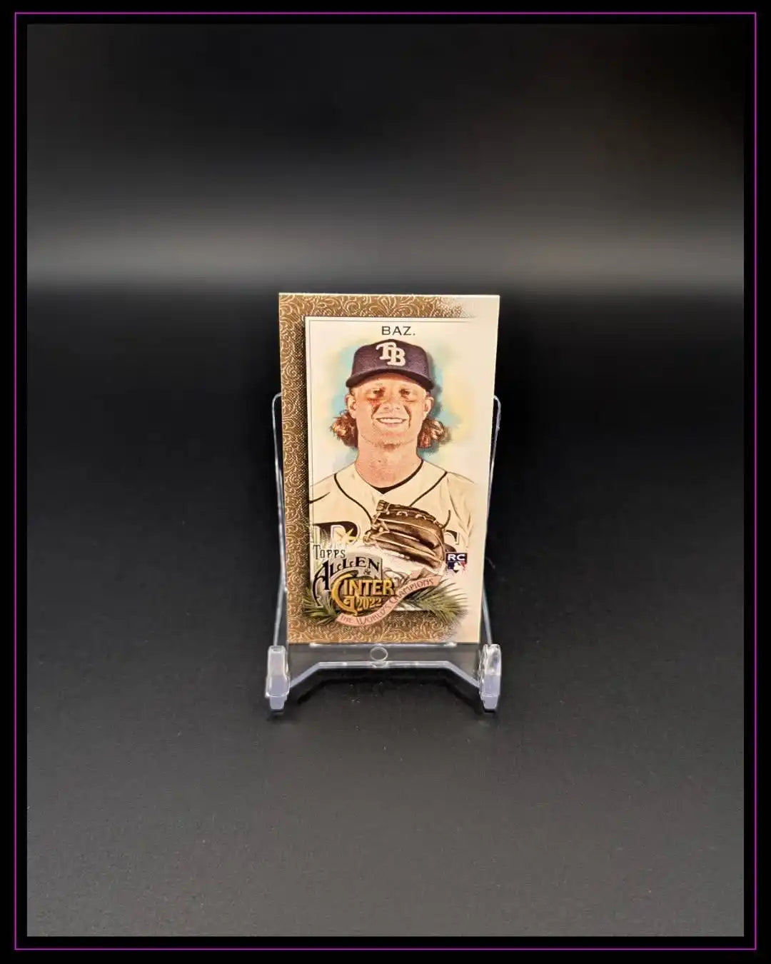 2022 Topps Allen & Ginter #7 Shane Baz Mini Black Border RC
