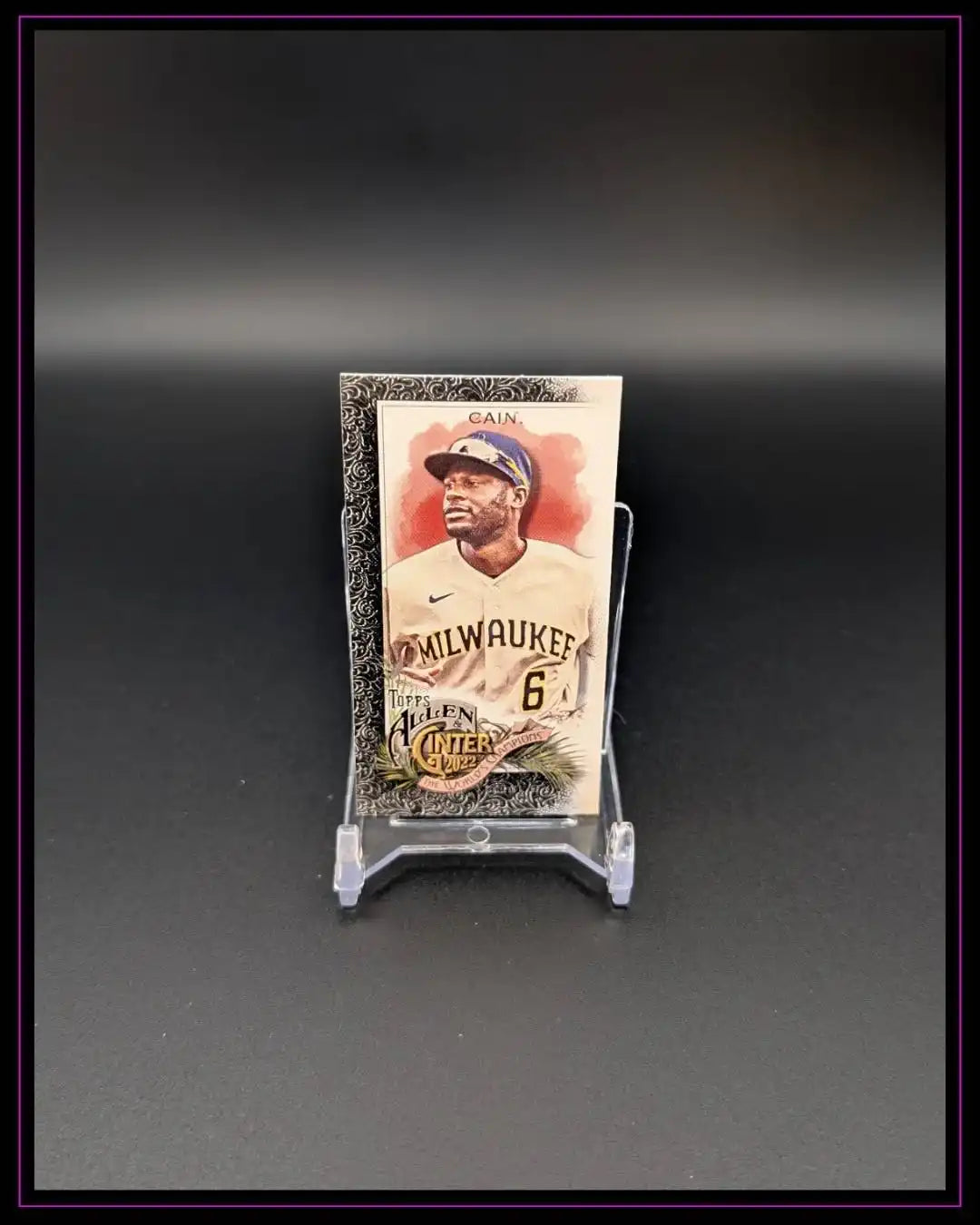 2022 Topps Allen & Ginter #190 Lorenzo Cain Mini Black Border