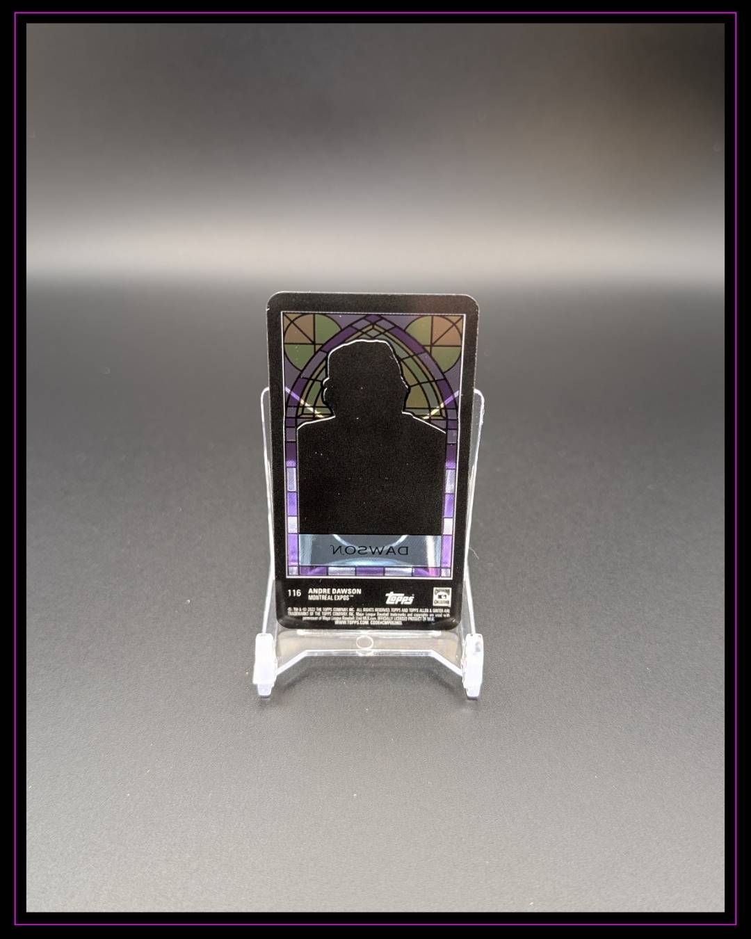 2022 Topps Allen & Ginter #116 Andre Dawson Mini Stained Glass