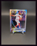 2022 Topps Chrome #133 Brandon Marsh Prism Refractor RC