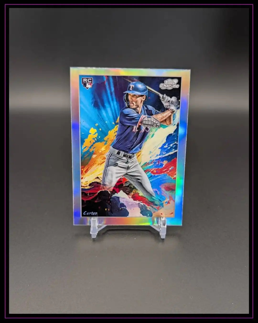2024 Topps Chrome Cosmic #STN-5 Evan Carter Stars in the Night RC