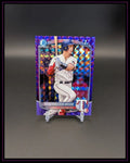 2025 Bowman #BCP-129 Malcolm Moore Prospects Purple Geometric Refractor /250