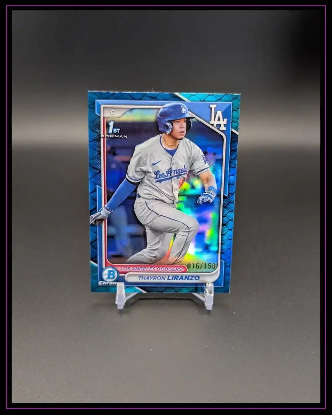 2024 Bowman #BCP-182 Thayron Liranzo Prospects Reptilian Blue Refractors /150