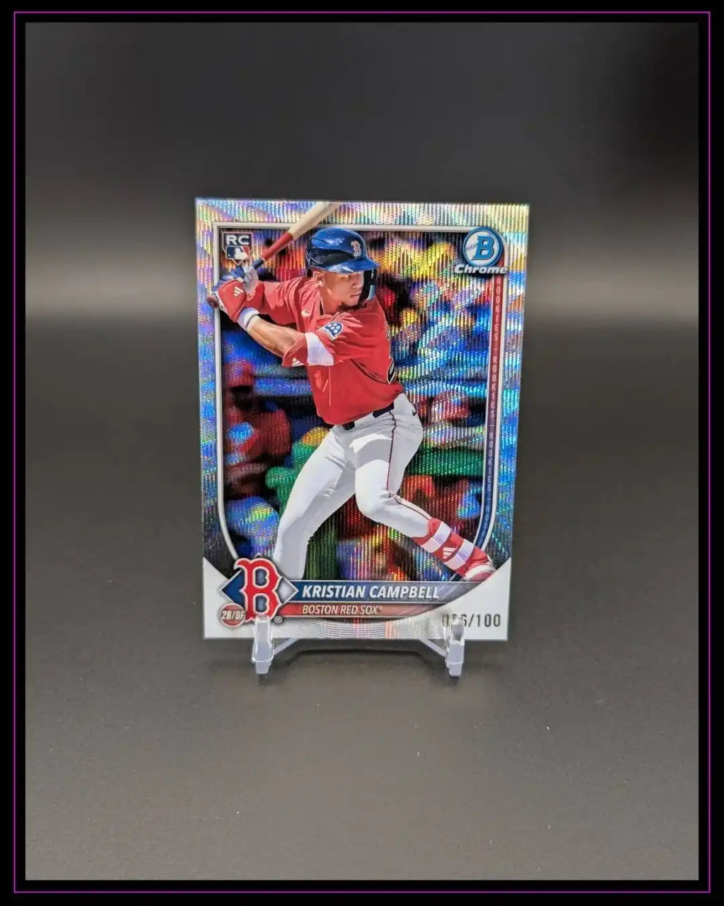 2025 Bowman Chrome #58 Kristian Campbell Wave #/100