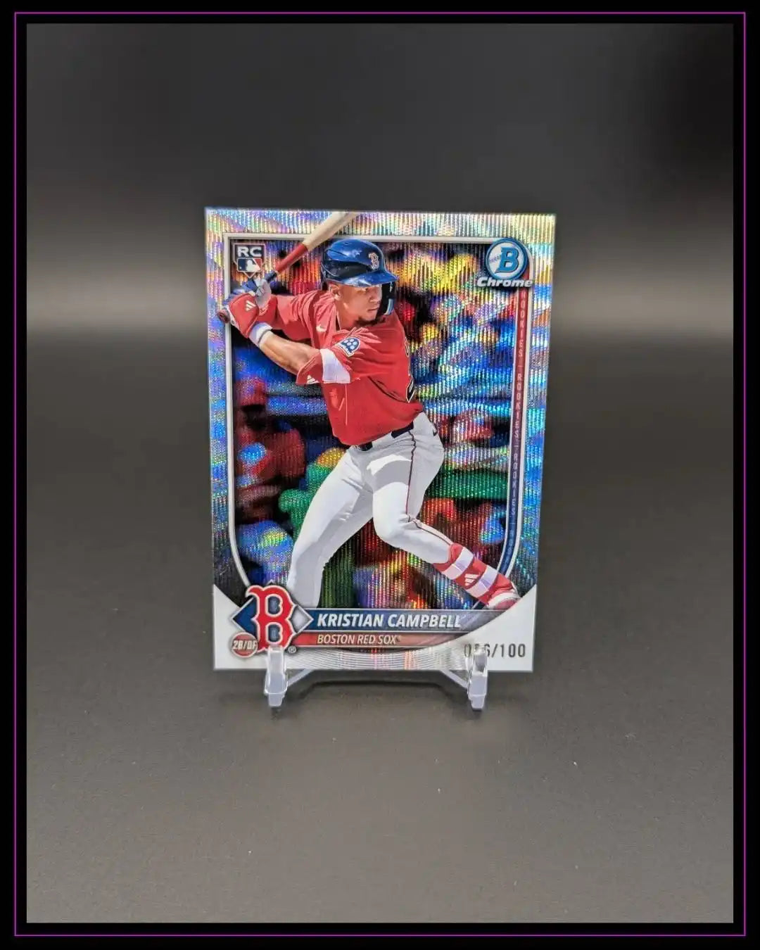 2025 Bowman Chrome #58 Kristian Campbell Wave #/100
