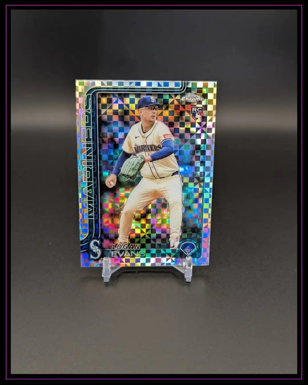 2025 Topps Chrome Update #USC194 Logan Evans X-Fractors