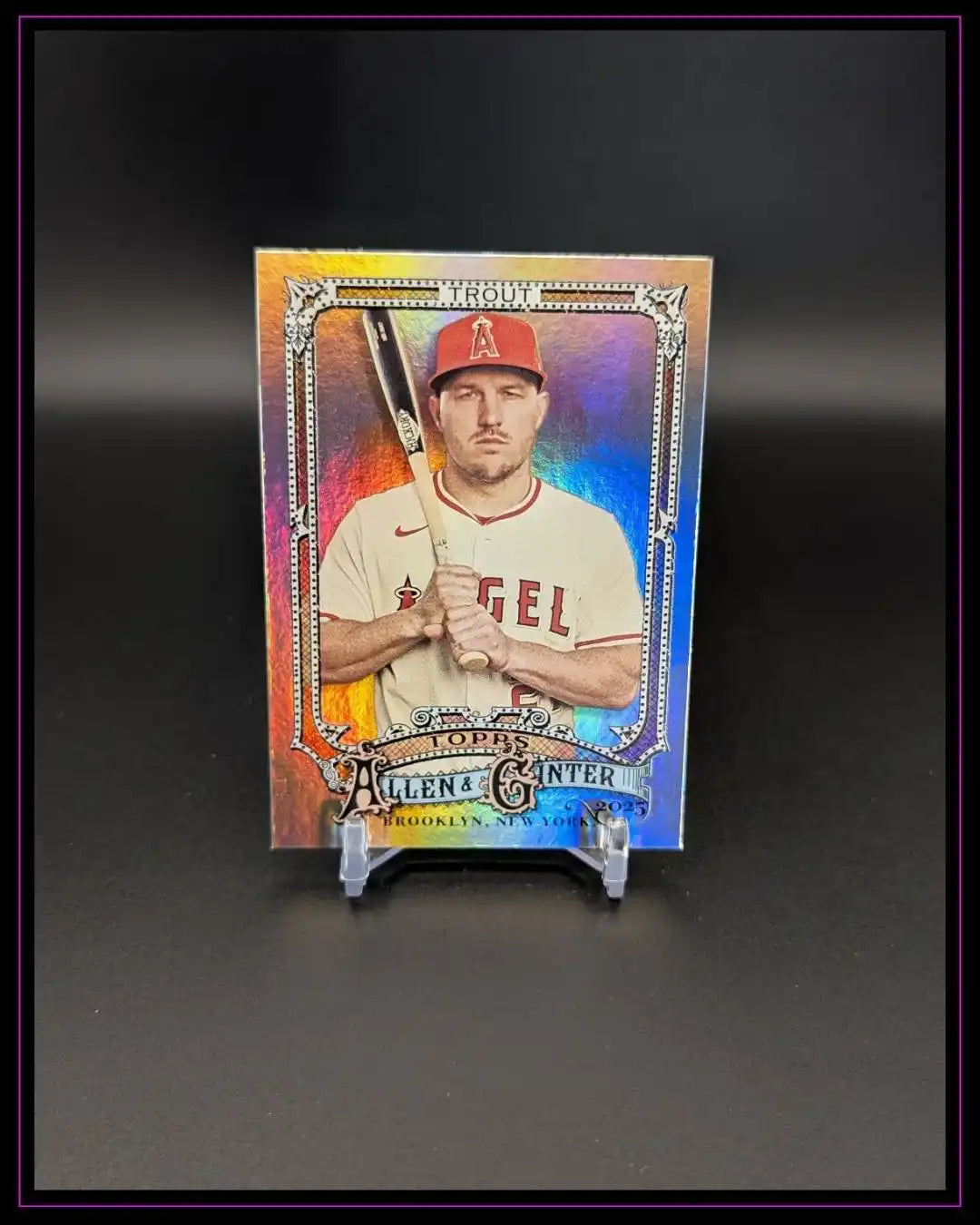 2025 Topps Allen & Ginter #100 Mike Trout Silver Portrait
