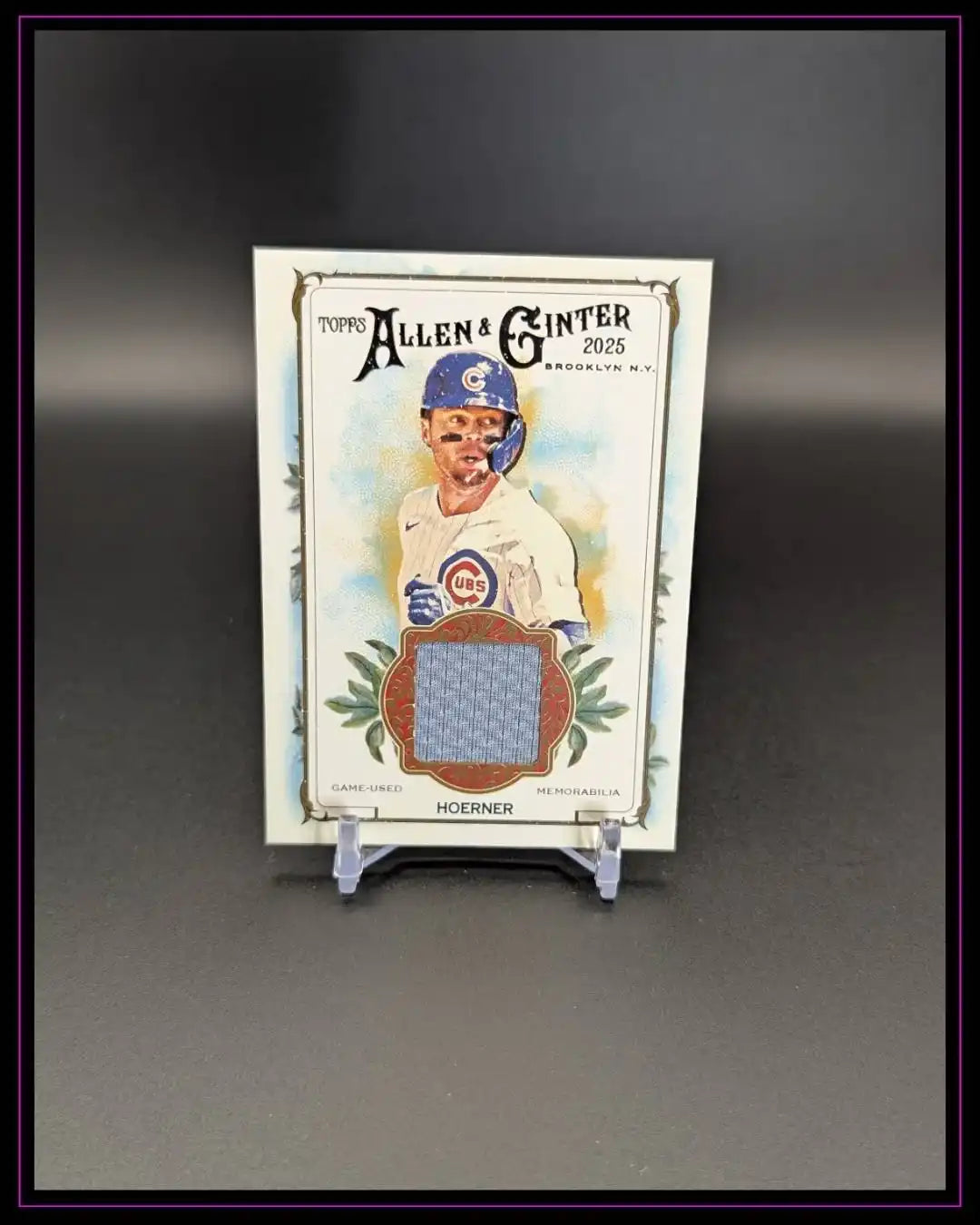 2025 Topps Allen & Ginter #AGR-NH Nico Hoerner Relics