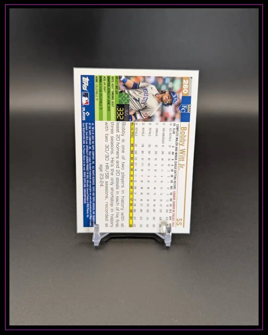 2025 Topps Archives #260 Bobby Witt Jr.